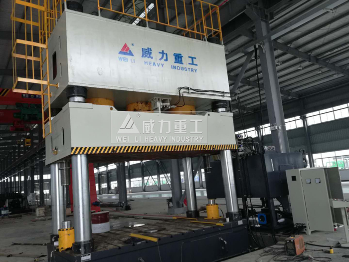 山東威力重工模壓濾板液壓機